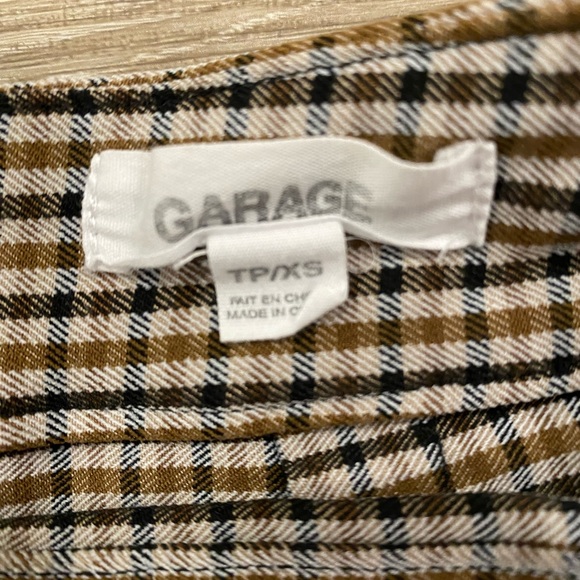 Garage Plaid Mini Skirt - Picture 4 of 4
